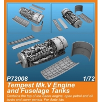 CMK P72008 RAF Tempest Mk.V Engine and Fuselage Tanks for Airfix kit  0% Rate this product (1:72)