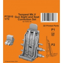 CMK P72010 Tempest Mk.V Gun Sight and Seat Correction Set (1:72)