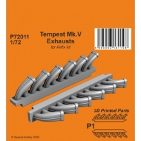CMK P72011 Tempest Mk.V Exhausts (1:72)