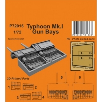 CMK P72015 Typhoon Mk.I Gun Bays Correction Set 1/72 / for Airfix kit (1:72)