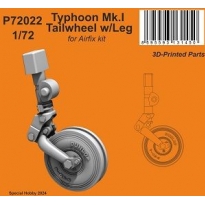 CMK P72022 Typhoon Mk.I Tailwheel w/leg 3D (1:72)