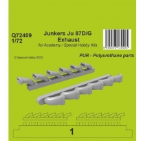 CMK Q72409 Junkers Ju 87D/G Exhaust 1/72 / for Academy and Special Hobby Kits (1:72)