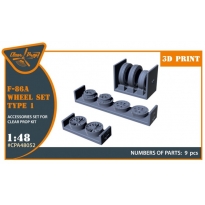 F-86A wheel set type 1 for CP kits(1:48)