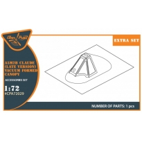 A5M2b Claude (late version) vacuum formed canopy for CP kit CP72009 (1:72)