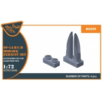 OV-1 A/B/C/D Mohawk exhaust set for CP kit  (1:72)