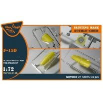 F-15D painting mask on "yellow kabuki paper" for Finemolds kits (1:72)