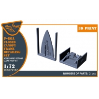 F-86A Canopy frame detailing set for CP kits (1:72)