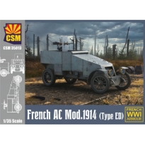 French Armored Car Modele 1914 (Type ED) (1:35)