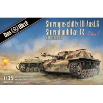 Sturmgeschütz III Ausf.G Sturmhaubitze 42 with Zimmerit (2 in 1) (1:35)