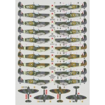 DK Decals 48032 Spitfire Mk.I/II CZ Squadrons (1:48)
