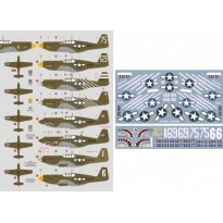 DK Decals 48040 P-51A/A-36A over China, Burma and India (1:48)