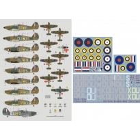 DK Decals 48059 No.312 Sqn RAF - Hurricanes of Czechoslovak pilots (1:48)