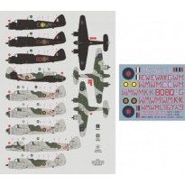 DK Decals 72161 Beaufighter Mk.IF/VIF of Czechoslovak pilots (1:72)