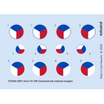 Eduard D72042 CS-199 Czechoslovak national insignia (1:72)