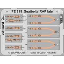 Eduard FE818 Seatbelts RAF late STEEL (1:48)