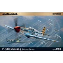 Eduard 82107 P-51B Mustang Birdcage canopy - ProfiPACK (1:48)