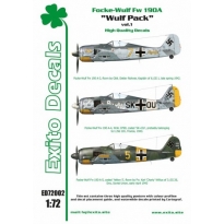 Exito ED72002 Focke-Wulf Fw 190A "Wulf Pack" vol.1 (1:72)