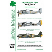 Exito ED48002 Wulf Pack vol.1 - Focke-Wulf Fw 190A (1:48)