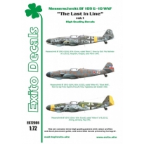 Exito ED72006 The Last in Line vol.1 - Messerschmitt Bf 109 G-10 WNF (1:72)