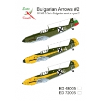 Exotic Decals ED48005 Bulgarian Arrows #2 Bf 109 E-3a in Bulgarian service - part 2 (1:48)