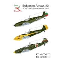 Exotic Decals ED48006 Bulgarian Arrows #3 Bf 109 E-3a in Bulgarian service - part 3 (1:48)