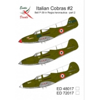 Exotic Decals ED48017 Italian Cobras #2 Bell P-39 in Regia Aeronautica - part 2 (1:48)