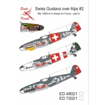 Exotic Decals ED48021 Swiss Gustavs over Alps #2 Me 109G-6 in Swiss Air Force - part 2 (1:48)