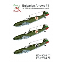 Exotic Decals ED72004 Bulgarian Arrows #1 Bf 109 E-3a in Bulgarian service - part 1 (1:72)
