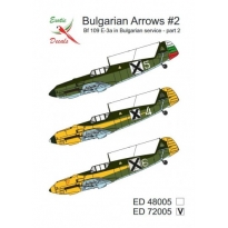 Exotic Decals ED72005 Bulgarian Arrows #2 Bf 109 E-3a in Bulgarian service - part 2 (1:72)