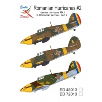 Exotic Decals ED72013 Romanian Hurricanes #2 Hawker Hurricane Mk.I in Romanian service - part 2 (1:72)