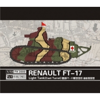 Flyhawk FH3000 Renault FT-17 Light Tank (Cast turret) (1+1) (1:72)