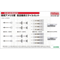 Fine Molds FP31 U.S. Air-to-Air Missile Set (1:72)