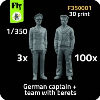 Fly F350001 3x captain + 100x sailor with berets (1:350)