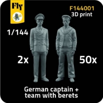 Fly F144001 2x captain + 50x sailor with berets (1:144)