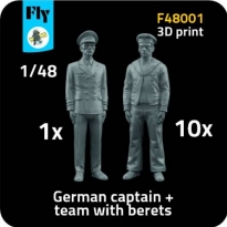 Fly F48001	1x captain + 10x sailor with berets (1:48)