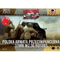 First to Fight Polska armata przeciwpancerna 37mm wz.36 Bofors (1:72)