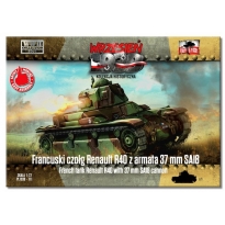 First to Fight 111 Francuski czołg Renault R40 z armatą 37mm SA18 (1:72)