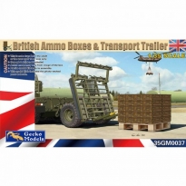 British Ammo Boxes & Trailer (1:35)