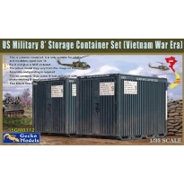US Military 8' Storage Container Set Vietnam War Era (1:35)