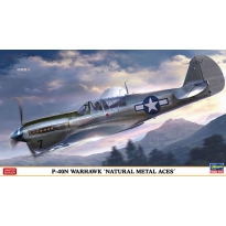 Hasegawa 07516 P-40N Warhawk 'Natural Metal Aces' - Limited Edition (1:48)