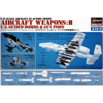 Hasegawa 35002 Aircraft Weapons: II U.S. Guided Bombs & Gun Pods (X72-2) (1:72)