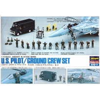 Hasegawa 35007 U.S. Pilot/Ground Crew Set (X72-7) (1:72)