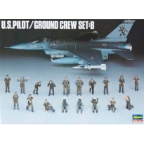 Hasegawa 36005 U.S. Pilot/Ground Crew Set:B (X48-5) (1:48)