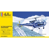 Heller 80286 SA 316 Alouette III Gendarmerie (1:72)