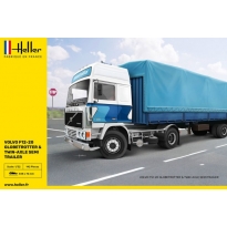 Heller 81703 Volvo F12-20 Globetrotter And Twin-Axle Semi Trailer (1:32)