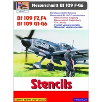 Bf 109F-2/4/G-1--G-6 Stencils (sets for 3 different a/c manufacturers+Finnish+Romanian) (1:48)