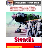 A6M2 Zero stencils (1:48)