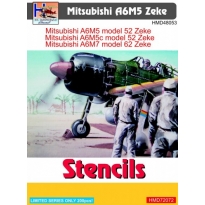A6M5 Zeke stencils (1:72)