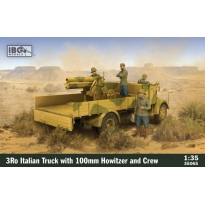 IBG 35065 3Ro Italian Truck with 100mm Howitzer and Crew (4 figures included) (1:35)