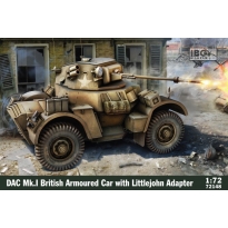 IBG 72148 British Daimler Armoured Car Mk.I with Littlejohn Adaptor (1:72)